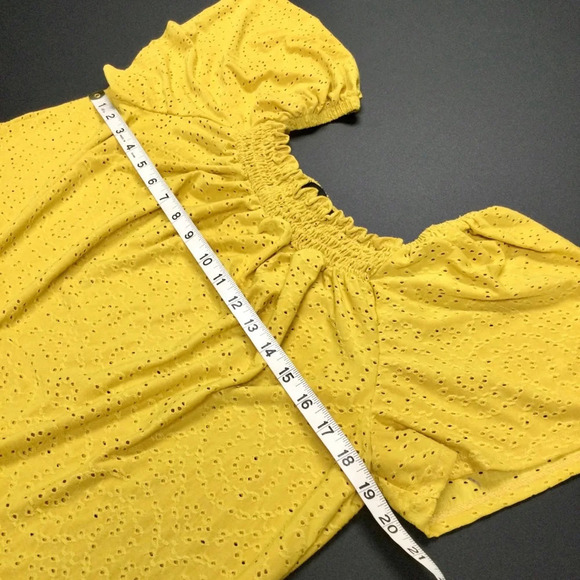 Women's‎ W5 Blouse, Size L, Yellow - Picture 5 of 8